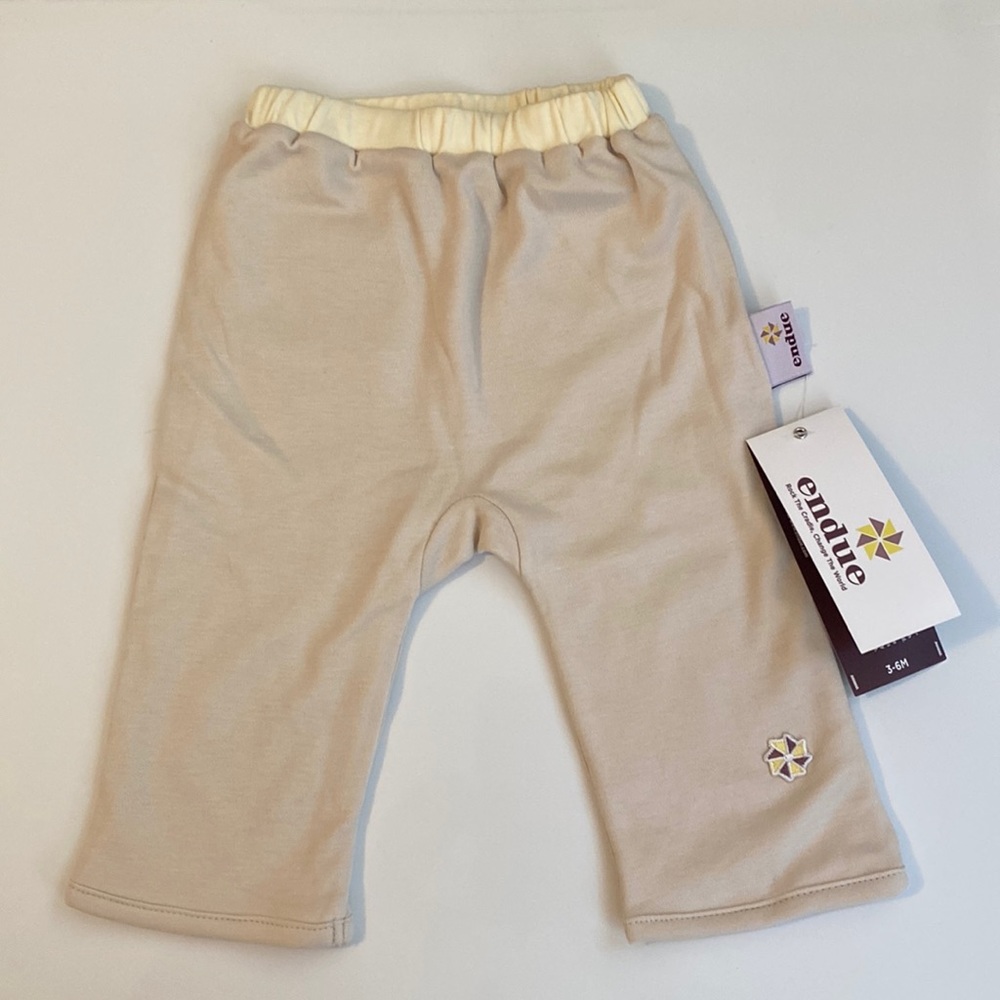 ⭐️ New Endue Organic Cotton Baby Pants (3-6 months) - Original Tags Attached